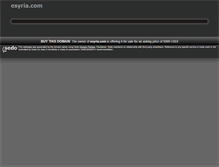 Tablet Screenshot of esyria.com